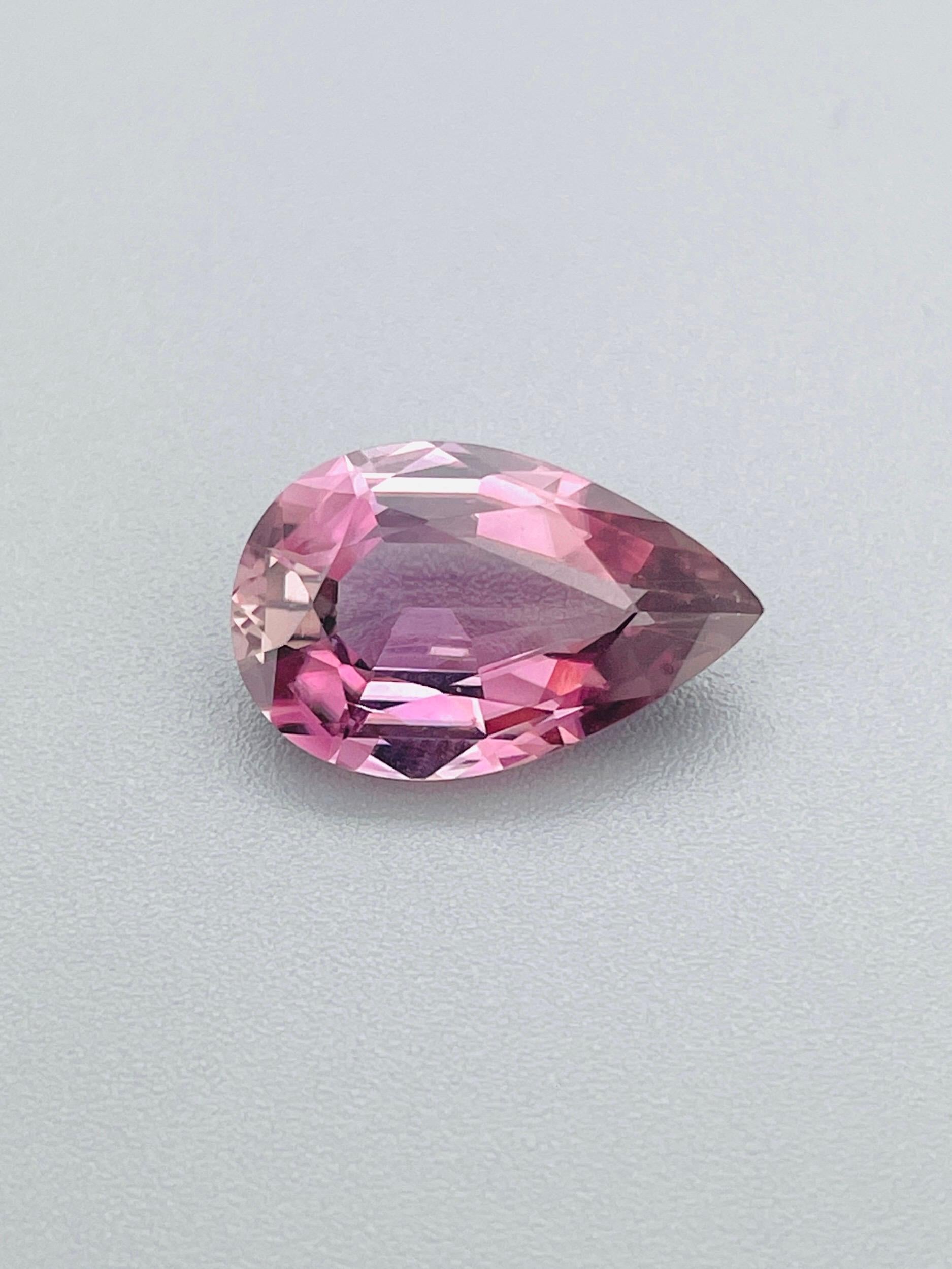 5.04 Ct Diaspora Zultanita Natural cambio de color rosa a Rojo ojo calidad limpia en venta 2