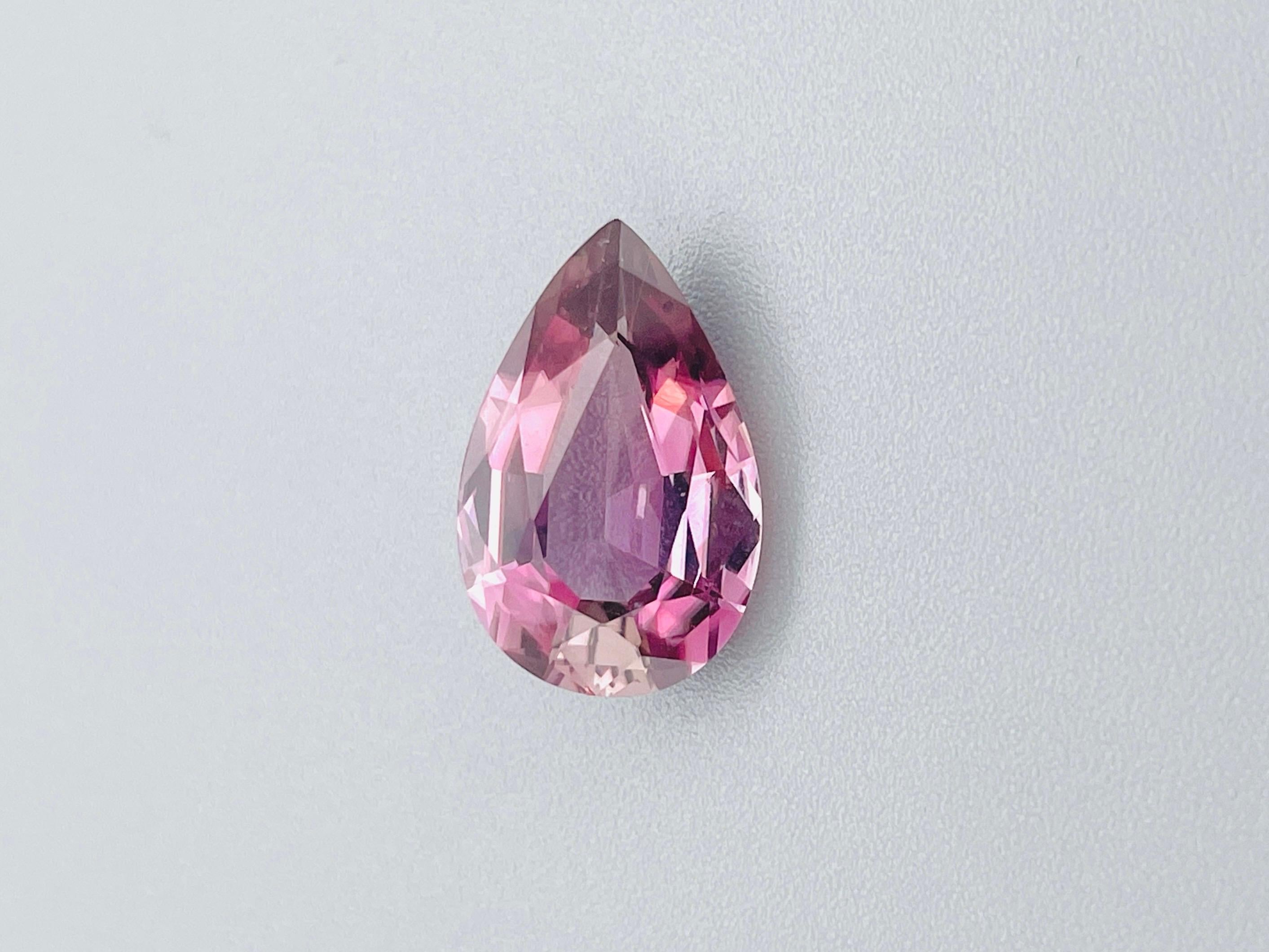 5.04 Ct Diaspora Zultanita Natural cambio de color rosa a Rojo ojo calidad limpia en venta 3
