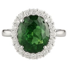 5.04 Anillo de diamantes Halo Paraiba