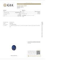 5.05 Carat Ceylon Blue Sapphire Diamond 18K Gold 3-Stone Ring, GIA Certified