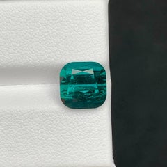 5,05 Karat Natürlicher Loser Blauer Grüner Turmalin Cushion-Schliff Afghanischer Edelstein