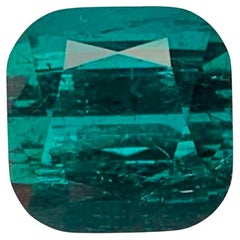5.05 Carat Natural Loose Blue Green Tourmaline Cushion Cut Afghan Gemstone