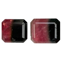 5.05 Carat Natural Loose Dual Bi Colour Tourmaline For Jewellery Making
