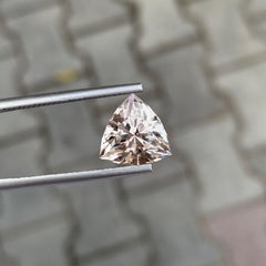 5.05 Carat Natural Loose Fancy Cut Topaz Trillion Shape