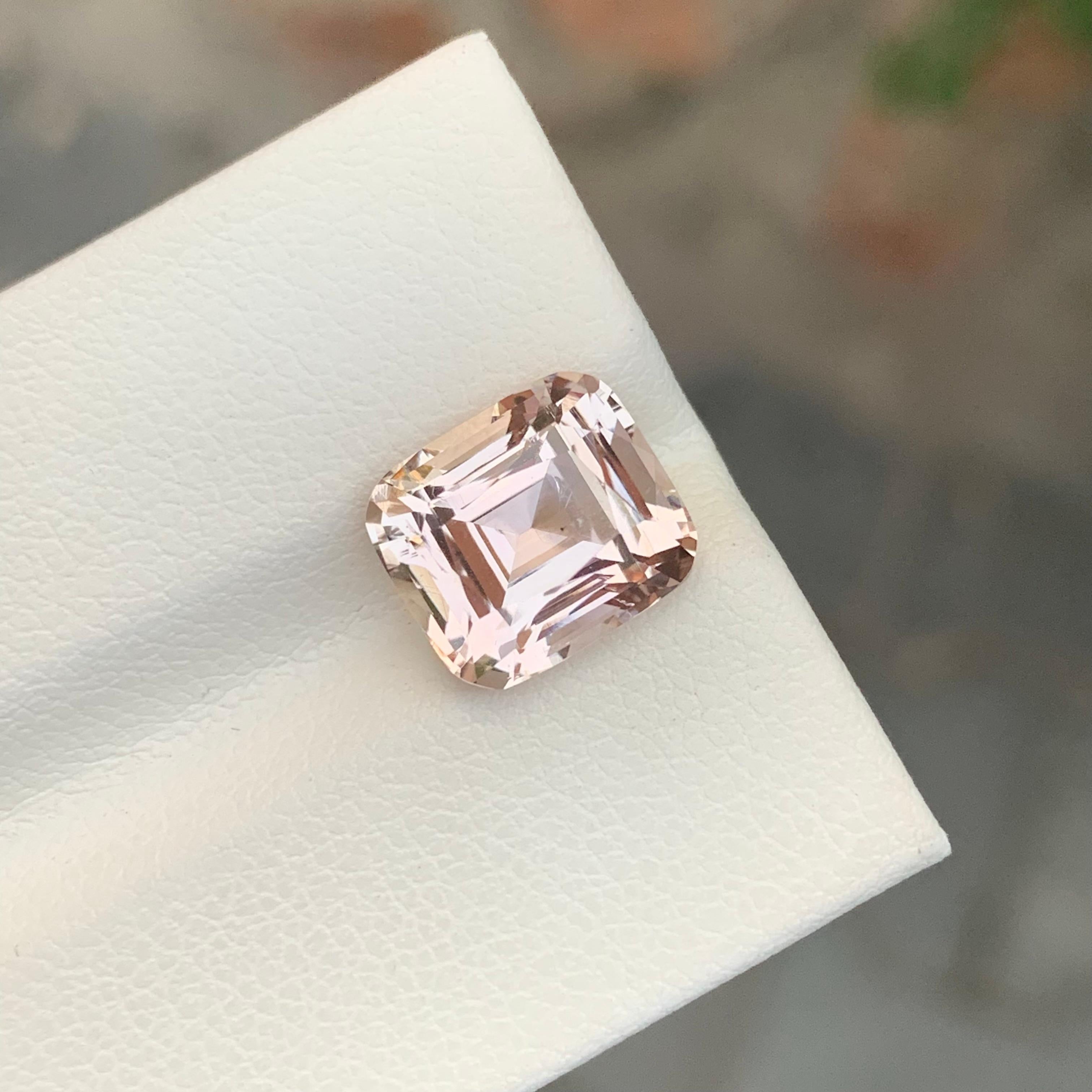 Cushion Cut 5.05 Carat Natural Loose Imperial Topaz Cushion Shape Gem
