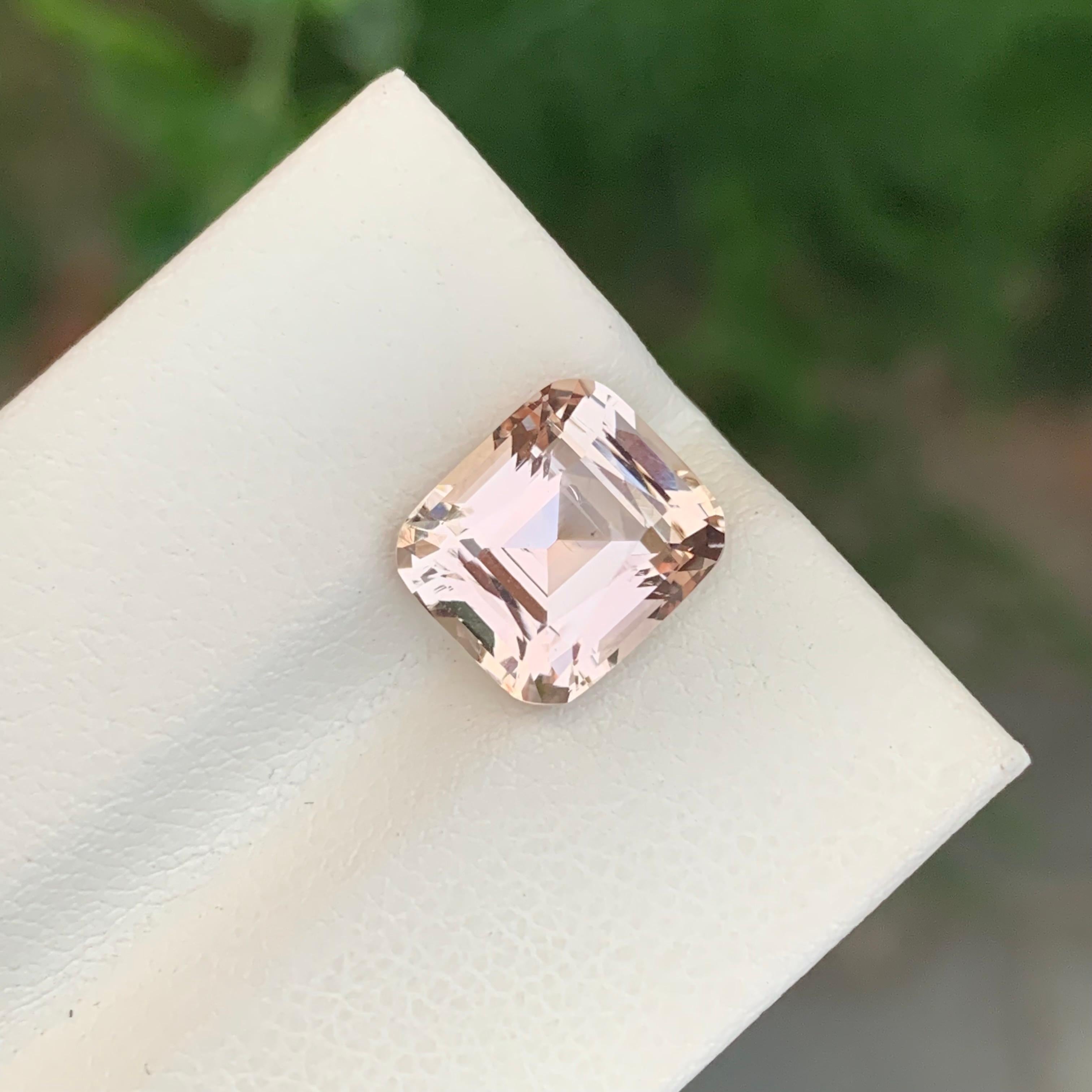5.05 Carat Natural Loose Imperial Topaz Cushion Shape Gem In New Condition In Peshawar, PK