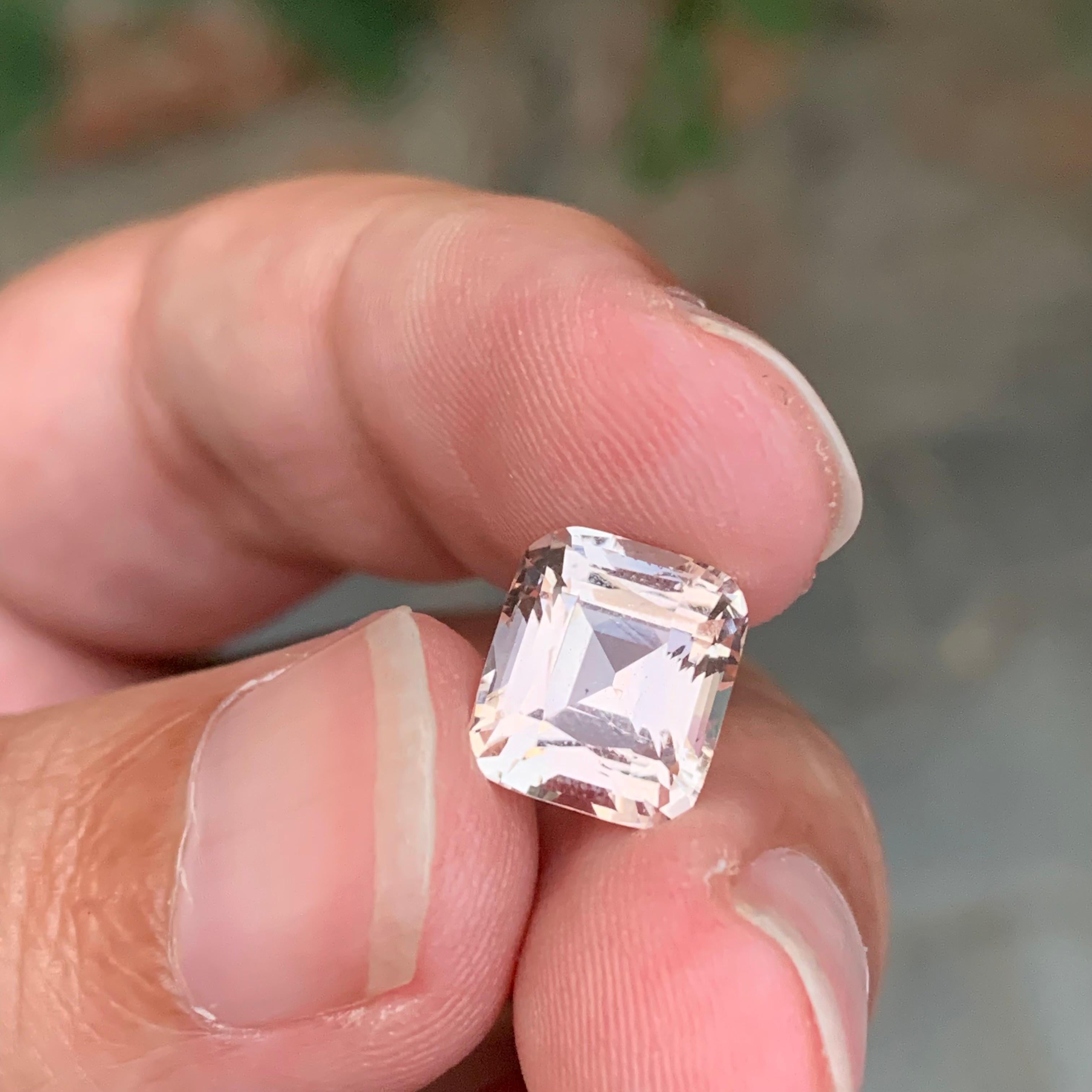 5.05 Carat Natural Loose Imperial Topaz Cushion Shape Gem 2