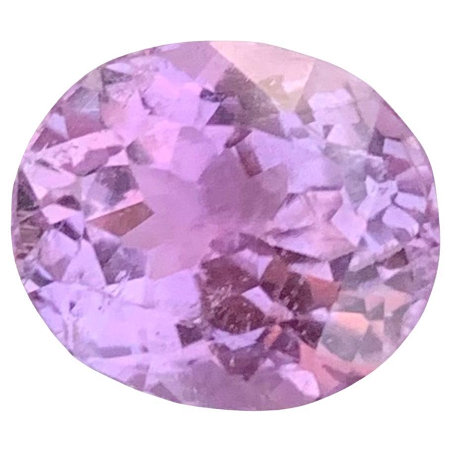 5.05 Carat Natural Loose Pink Kunzite Oval Shape Gem From Afghanistan Mine  For Sale