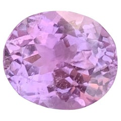 5.05 Carat Natural Loose Pink Kunzite Oval Shape Gem From Afghanistan Mine 