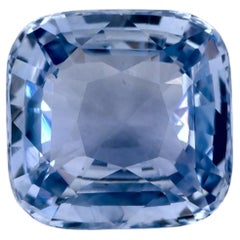 5.05 Ct Blue Sapphire Cushion Loose Gemstone