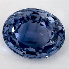 5.05 Ct Blue Sapphire Oval Loose Gemstone