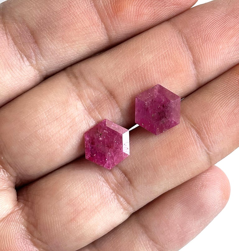 Rubis Du Mozambique 5,06 Ct Traité - Forme Cœur - Coupe Ovale, Transparence, Très Bonnes Finitions