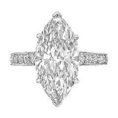 5.06ct Marquise-Cut Diamond Ring 'D/VVS1'