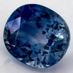 5.07 Karat Blauer Saphir Cushion Loser Edelstein
