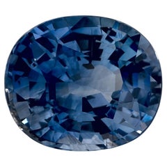 5.07 Karat Blauer Saphir Cushion Loser Edelstein