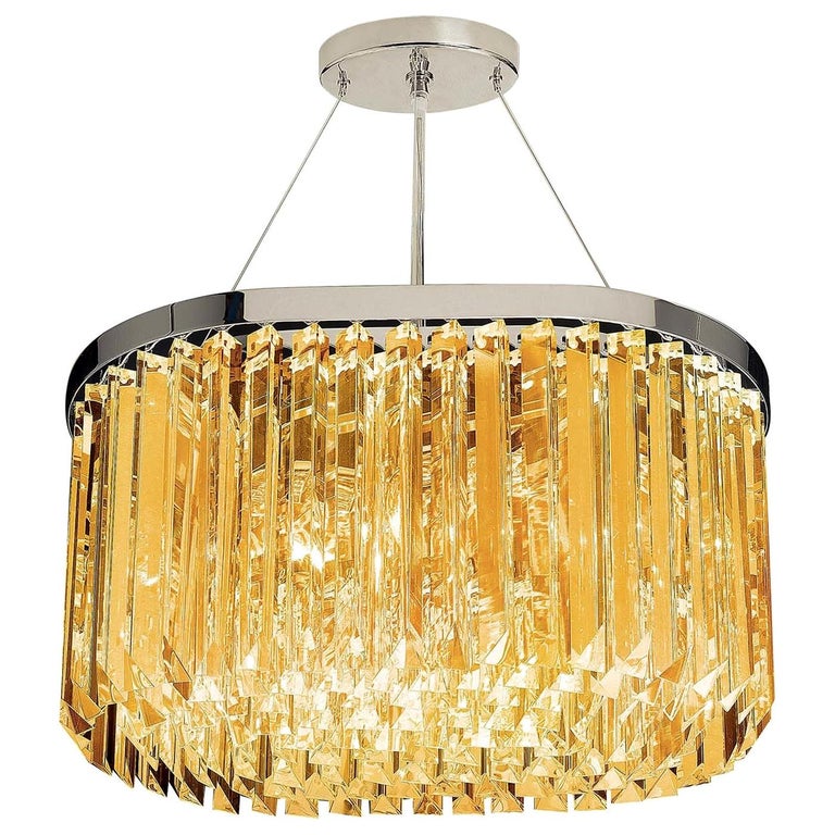 5078 S T1 Yellow Crystal Drop Pendant Light For At 1stdibs T1 Yellow Crystal Drop Pendant Light, Crystal Drop Pendant Chandelier
