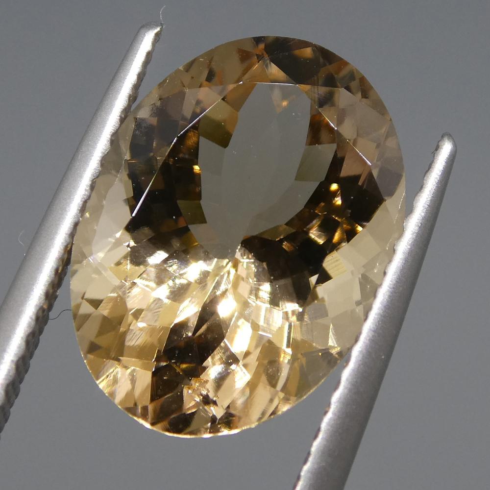 5.08ct Oval Morganite For Sale 2