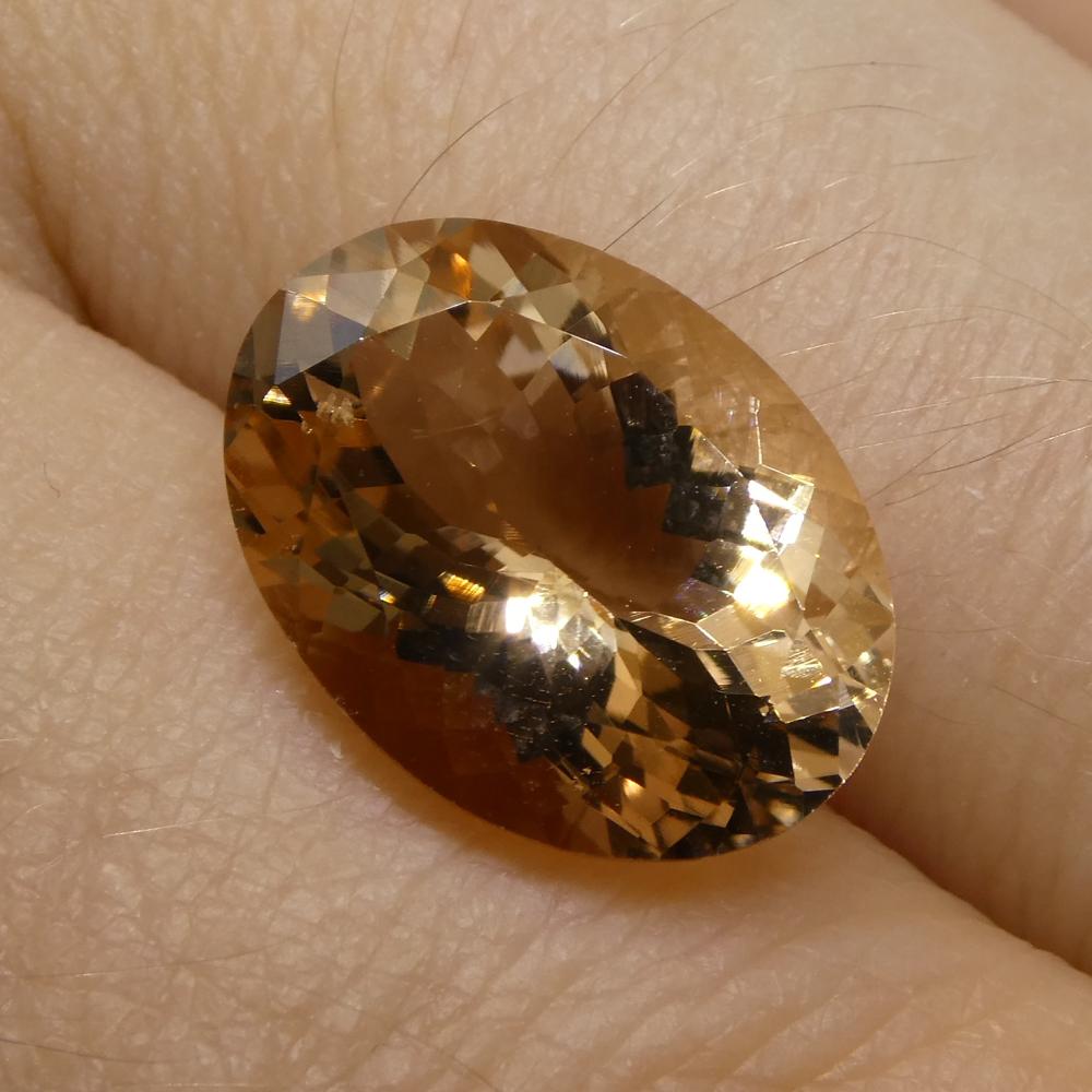 5.08ct Oval Morganite For Sale 1
