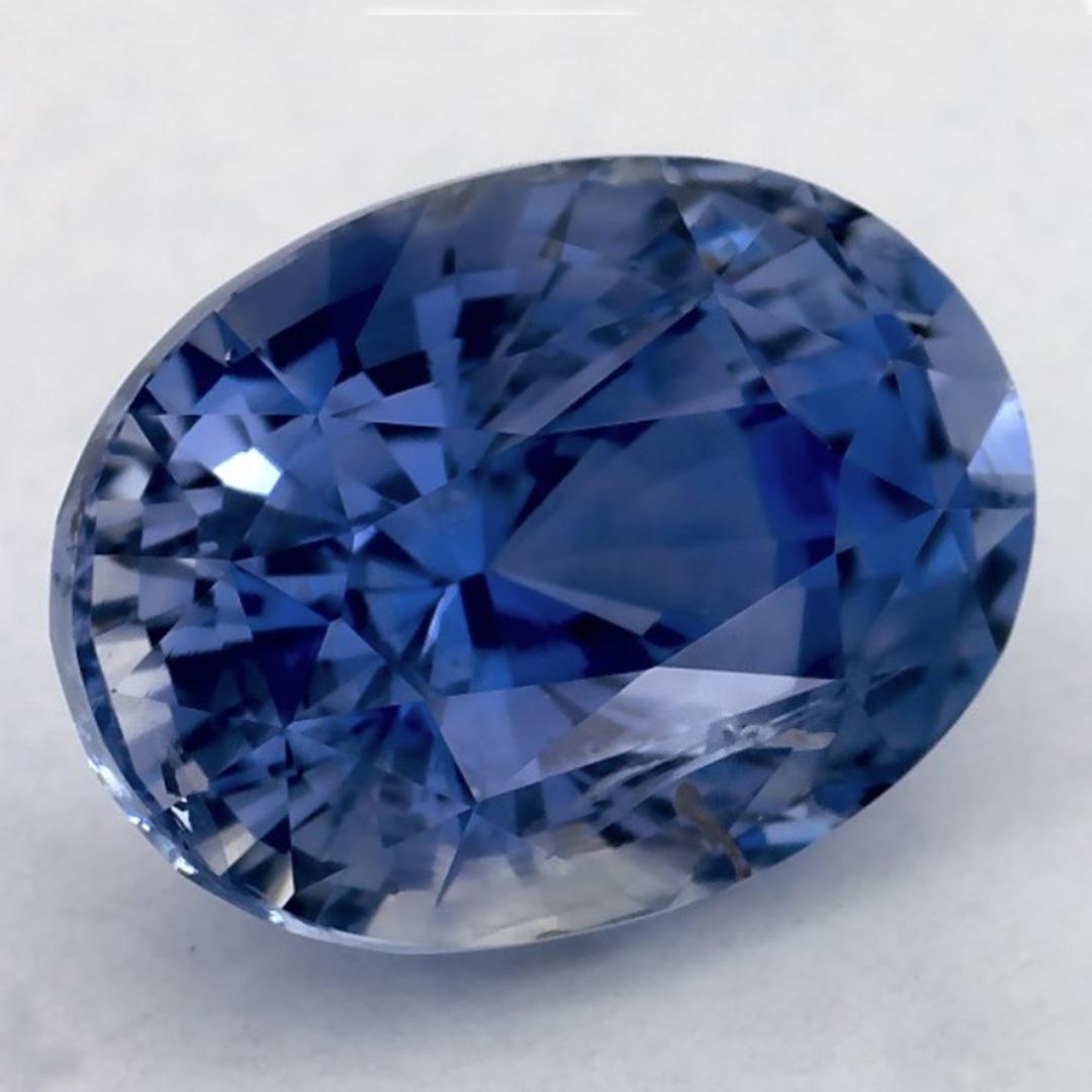 Oval Cut 5.09 Ct Blue Sapphire Oval Loose Gemstone For Sale
