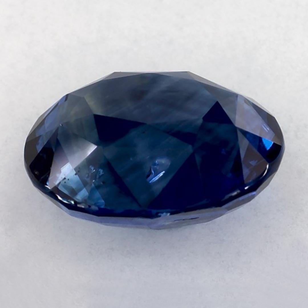 5.09 Karat Blauer Saphir Oval Loser Edelstein im Zustand „Neu“ in Fort Lee, NJ