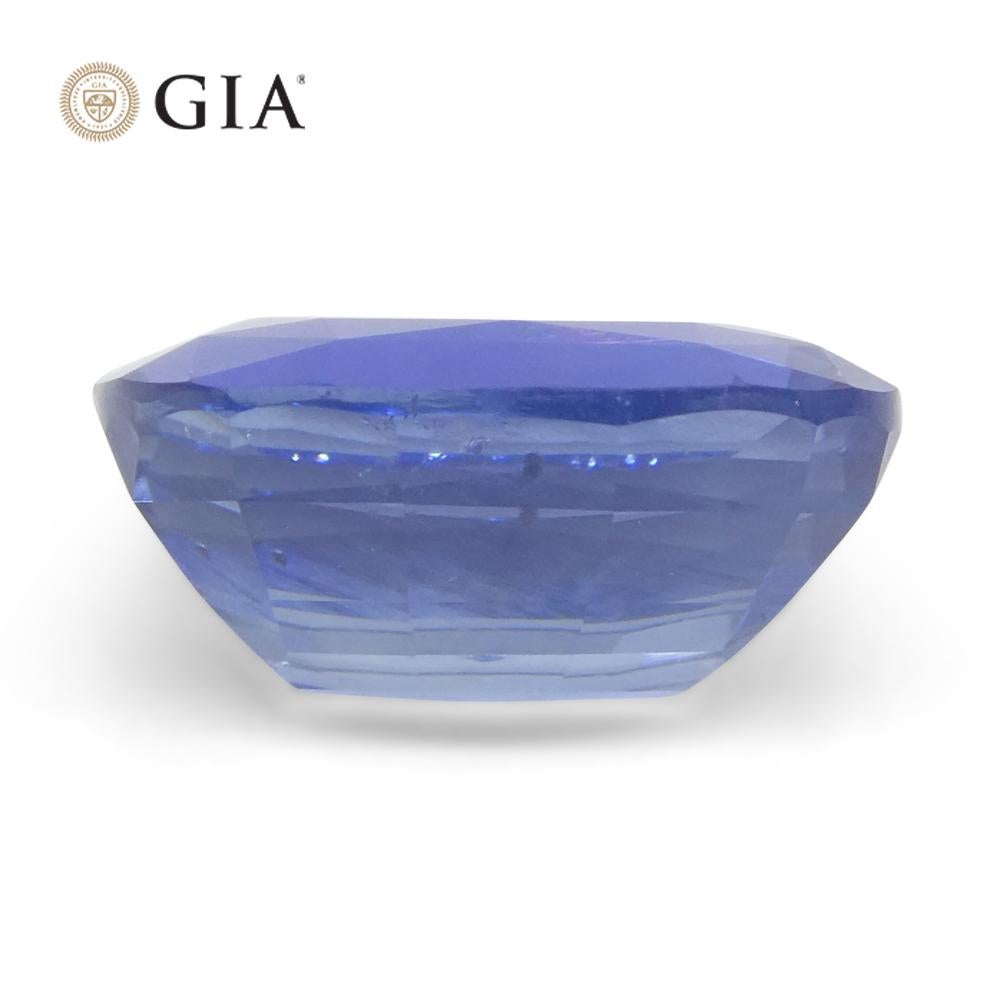 5.09ct Cushion Blue Sapphire GIA Certified Sri Lanka Unheated  For Sale 1
