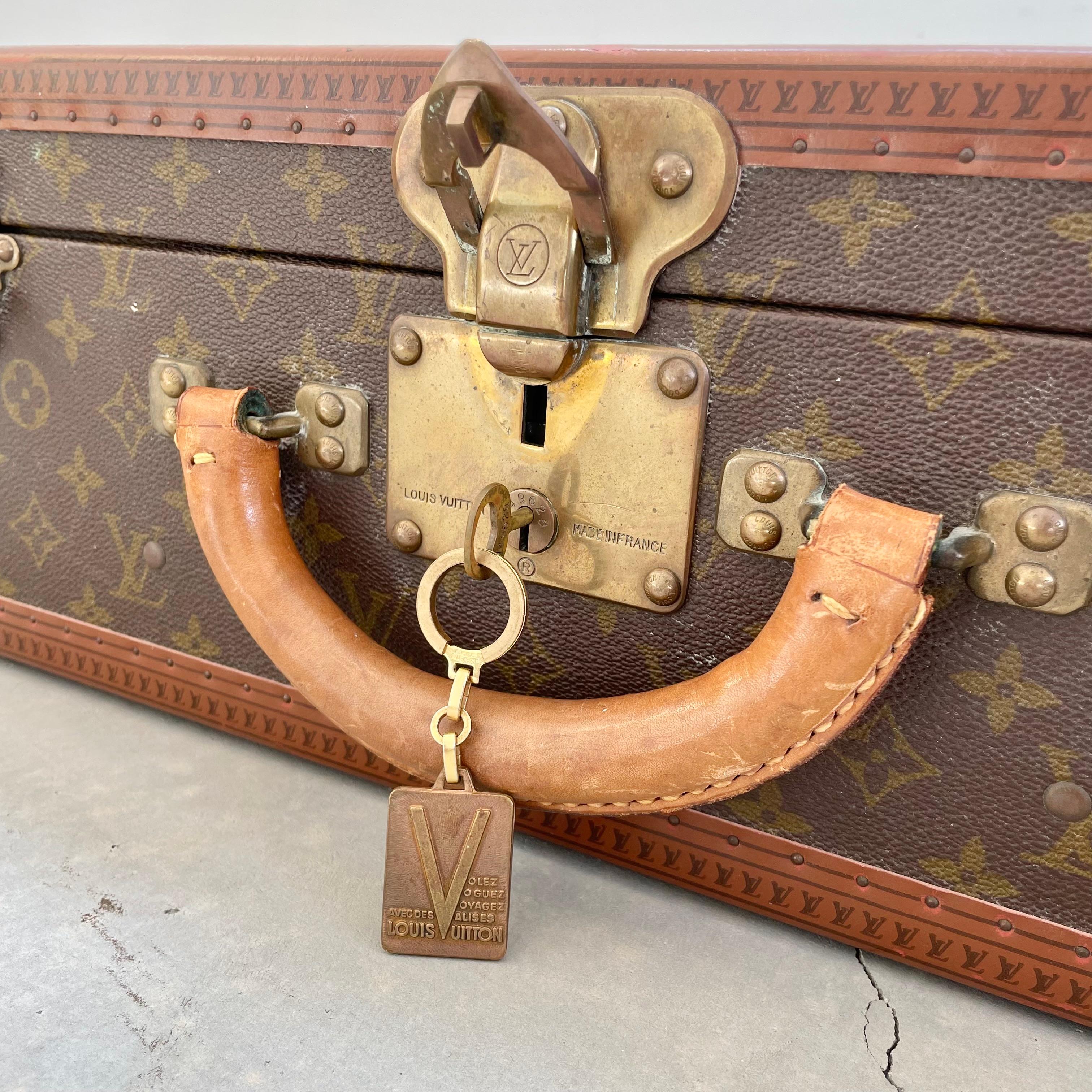 50cm Louis Vuitton-Koffer, Frankreich, 1940er Jahre im Angebot 10