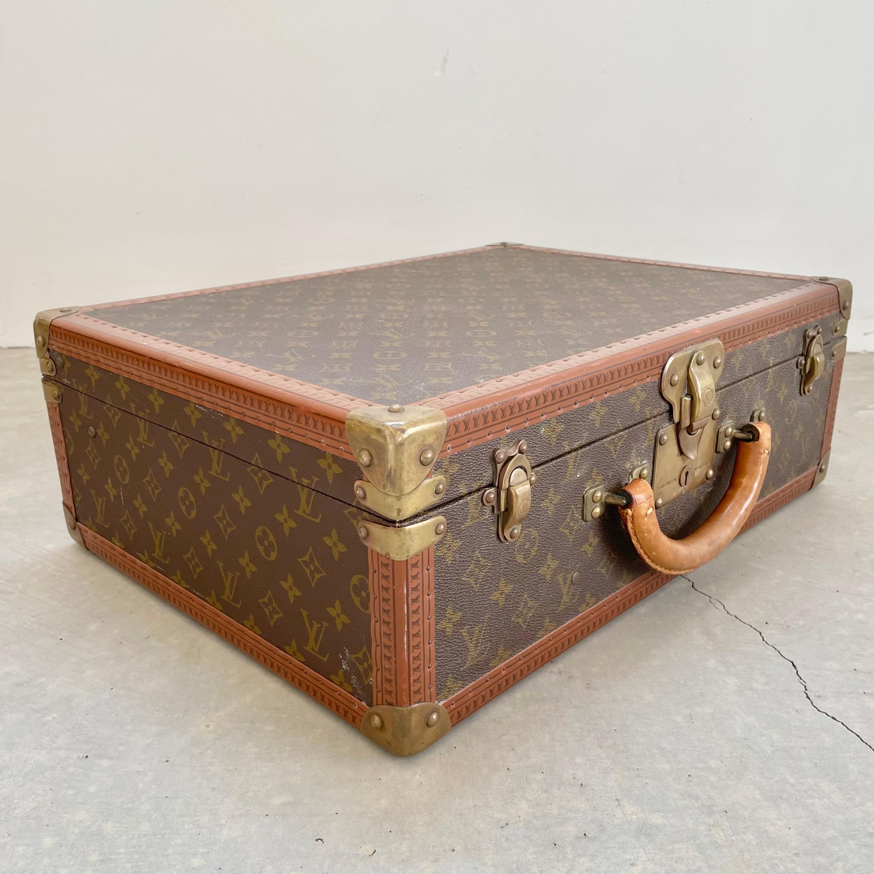 Mid-20th Century 50cm Louis Vuitton Trunk, 1940s France For Sale