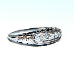 .50ct Natural Diamonds Old Mine Vintage Ring 14kt*