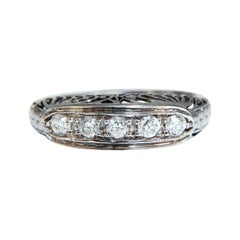 .50ct Natural Diamonds Old Mine Vintage Ring 14kt*
