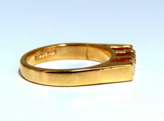 .50ct Natural Fancy Light Yellow Diamonds Channel Bar Ring 14kt* (Bague avec diamants de couleur jaune clair)
