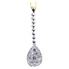 .50ct Natural Pear Diamonds Drop Pendant 14kt Dangle*