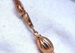 50ct natural purple amethyst necklace 14kt Gold yard*
