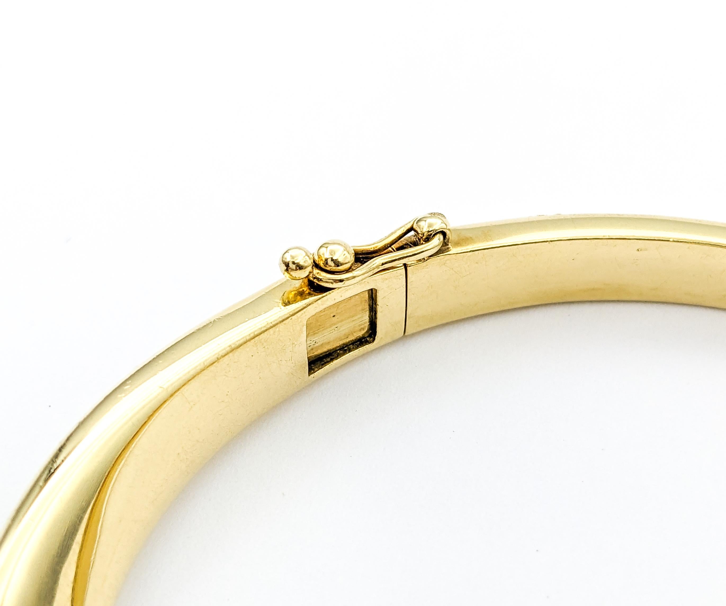 Bracelet en or jaune avec diamant de 0,50ctw Pour femmes en vente