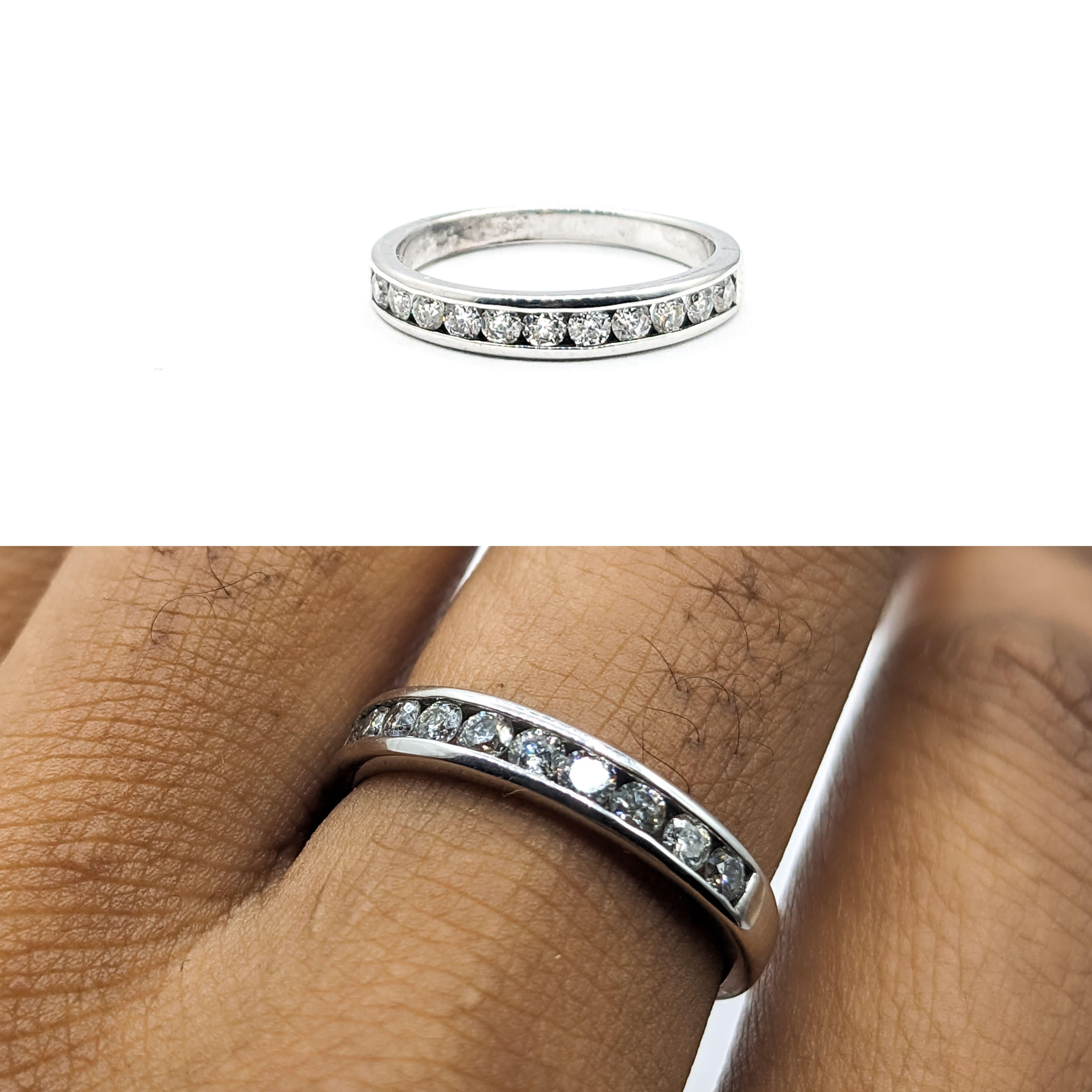 For Sale:  .50ctw Diamond Ring In Platinum  2