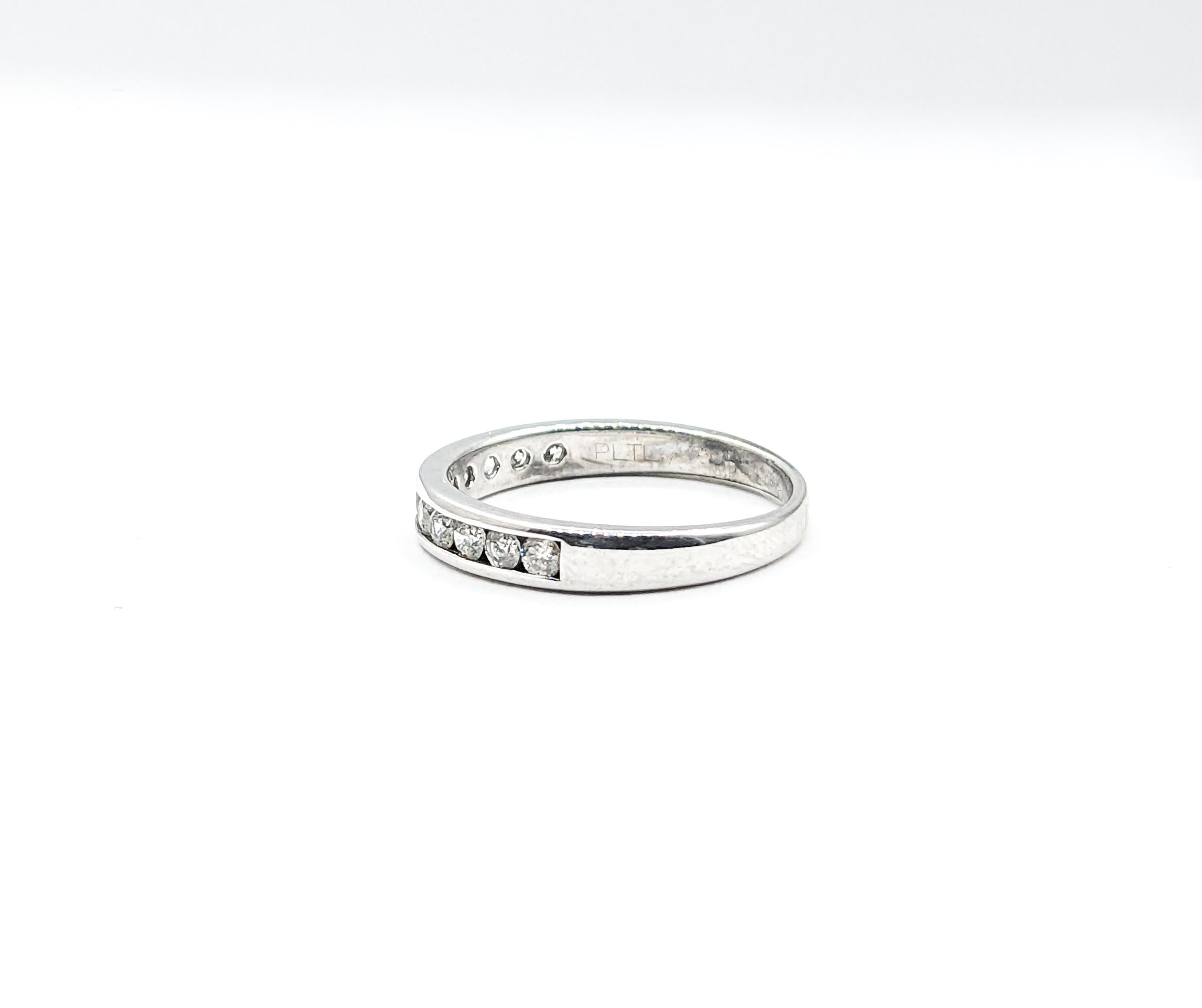 For Sale:  .50ctw Diamond Ring In Platinum  6