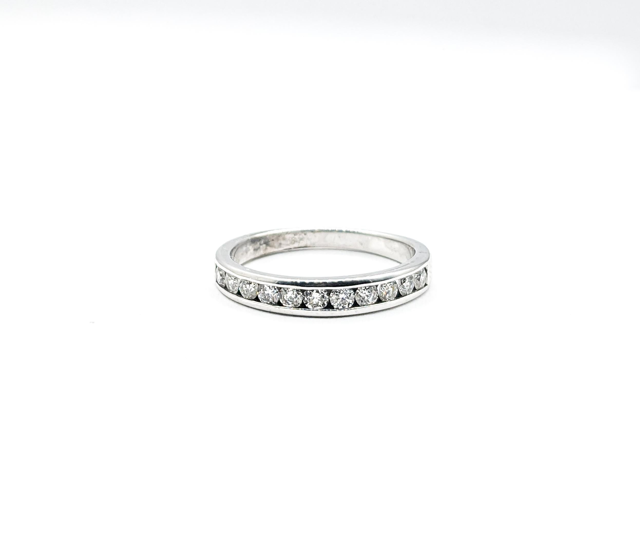 For Sale:  .50ctw Diamond Ring In Platinum  7