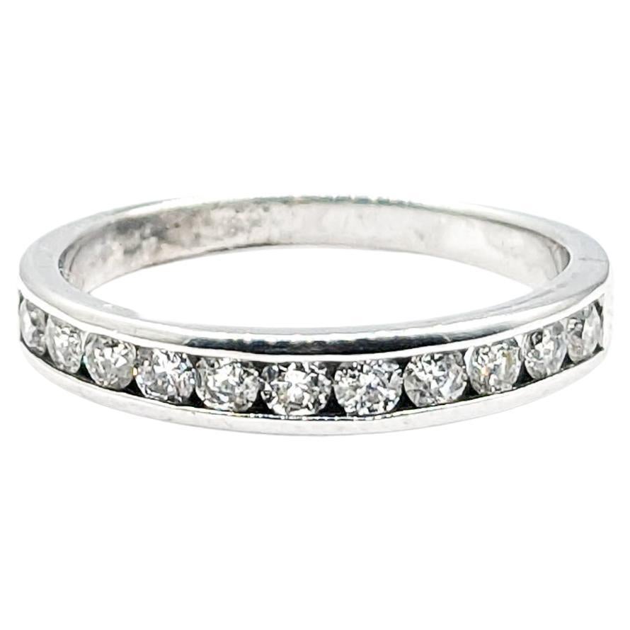 For Sale:  .50ctw Diamond Ring In Platinum