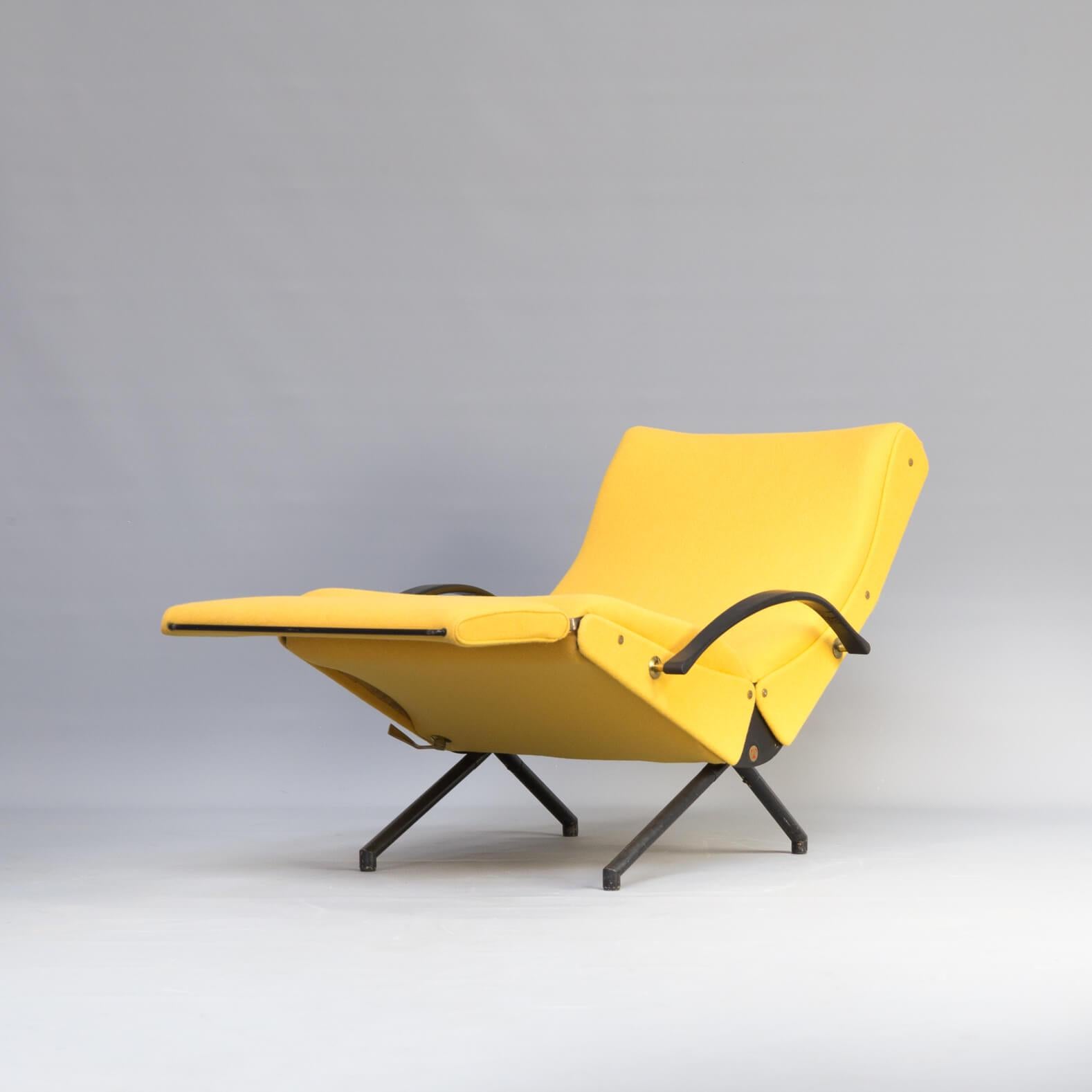 Mid-Century Modern 1950s First Edition Osvaldo Borsani ‘P40’ Louge Chair for Tecno For Sale