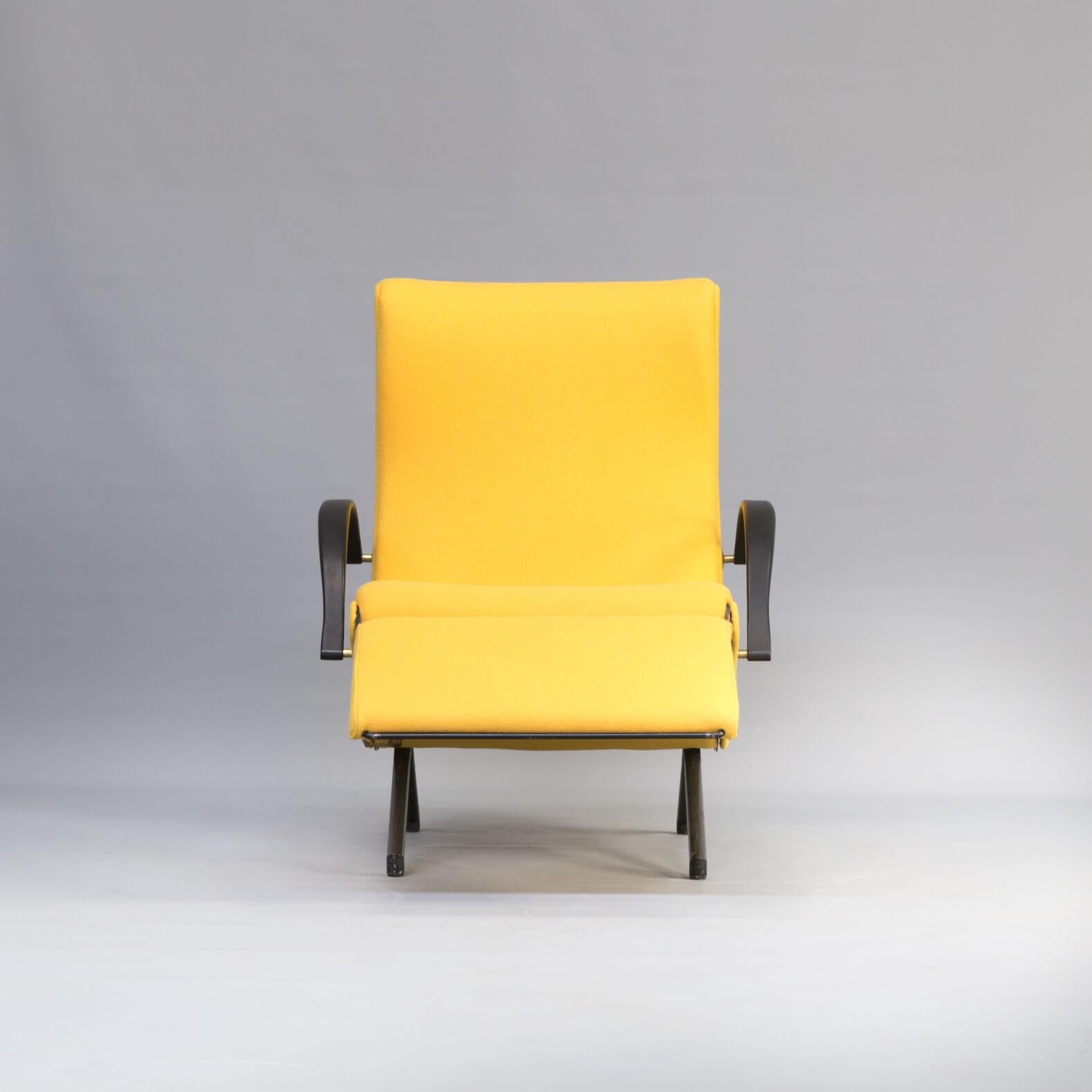 Italian 1950s First Edition Osvaldo Borsani ‘P40’ Louge Chair for Tecno For Sale