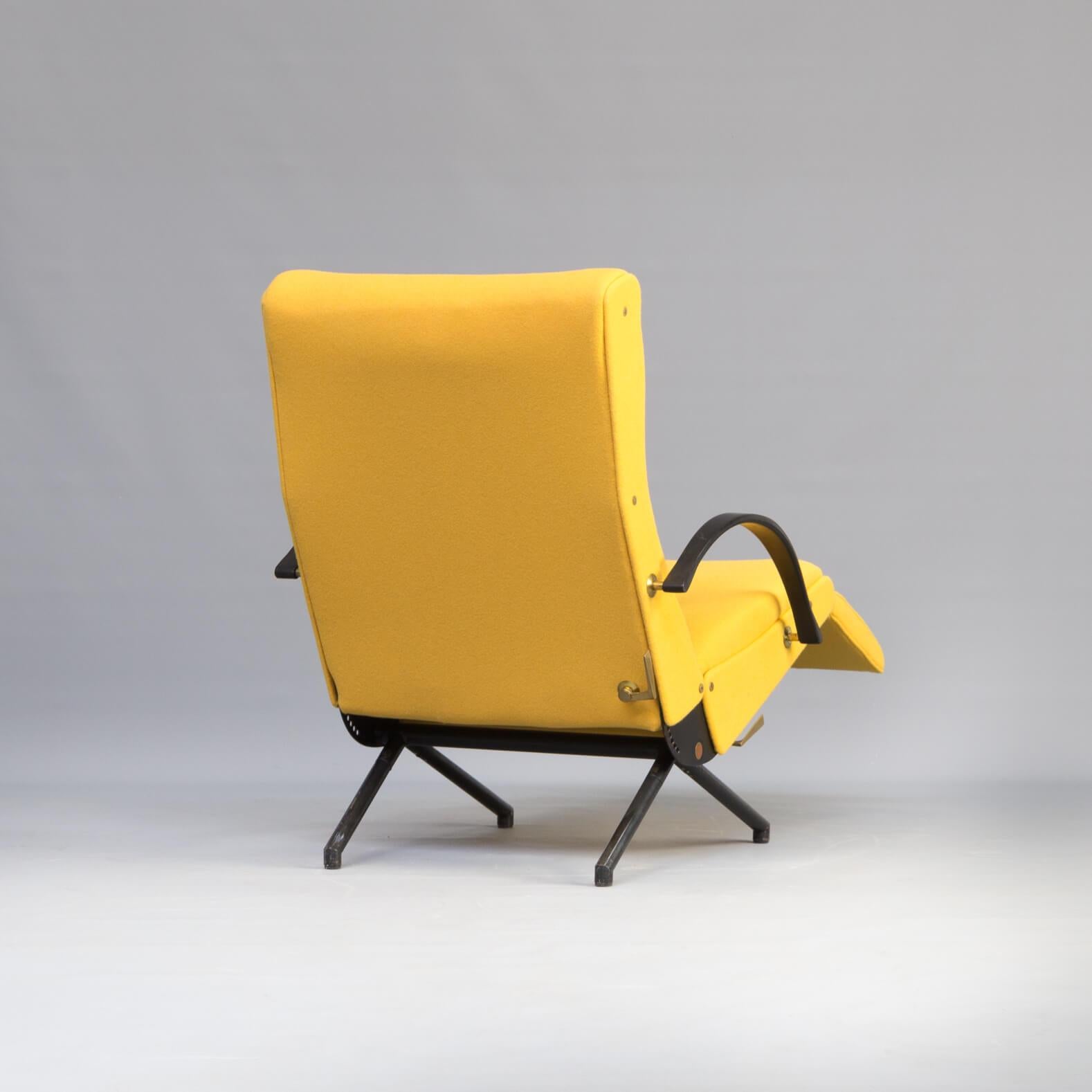 Metal 1950s First Edition Osvaldo Borsani ‘P40’ Louge Chair for Tecno For Sale