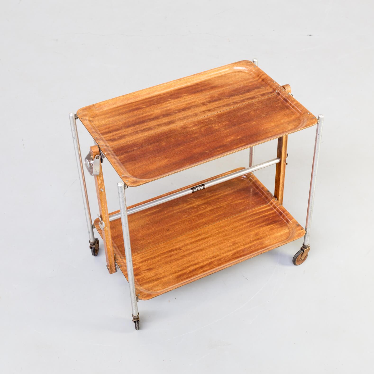 20th Century 1950s First Edition Serving Trolley for Textable For Sale