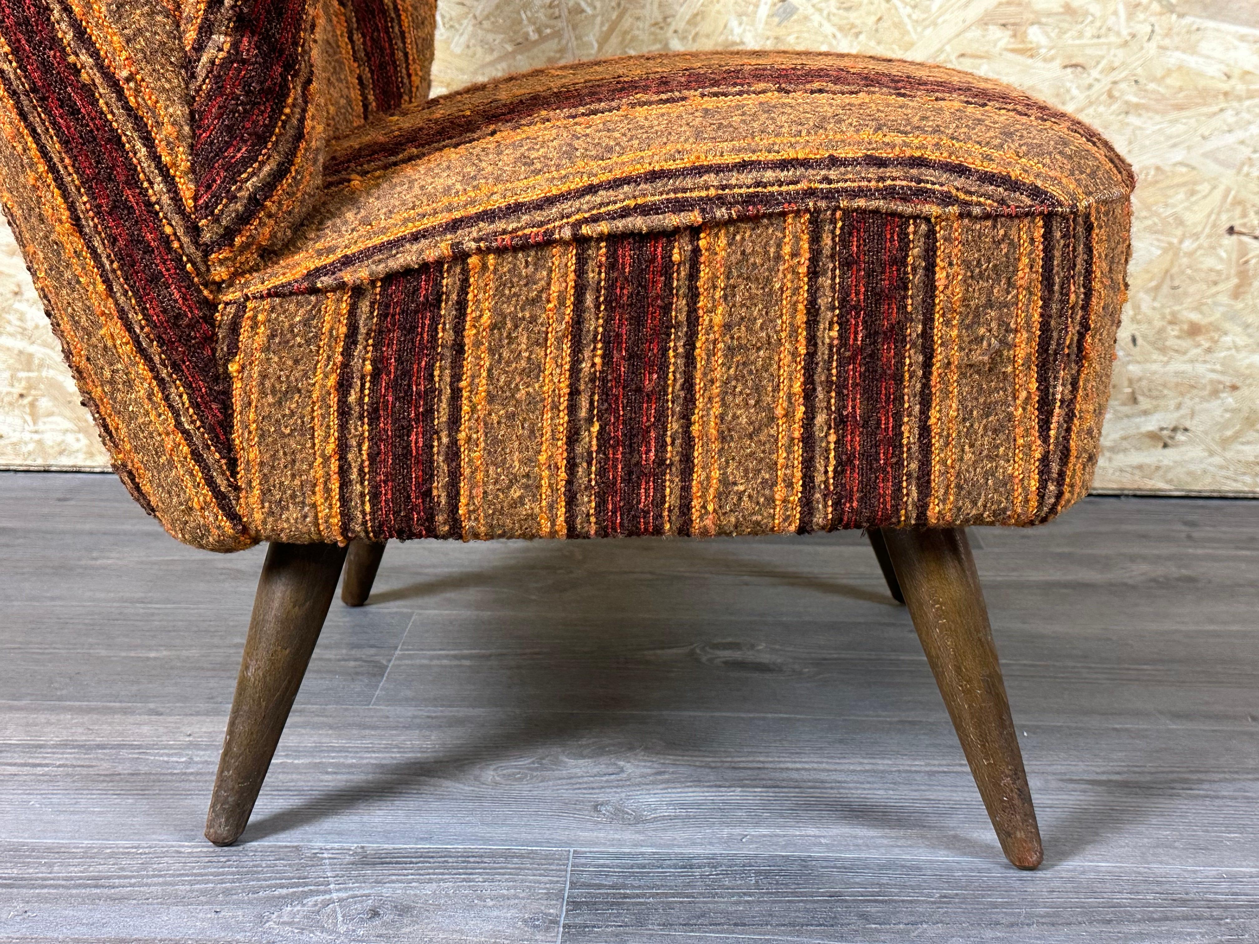50s 60s armchair cocktail chair mid century kidney table era Bauhaus design For Sale 4
