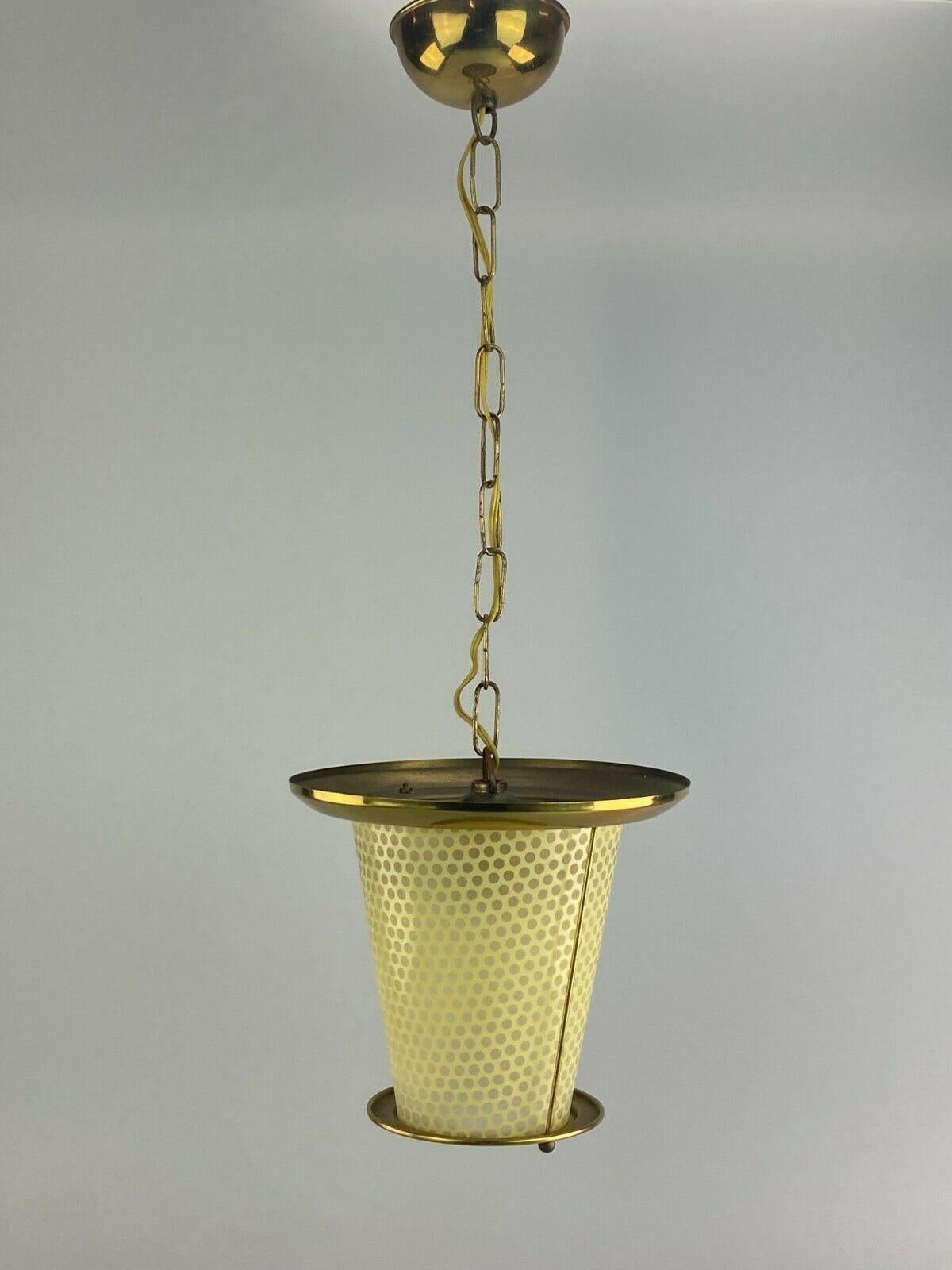 50s 60s Lamp Light Ceiling Lamp Mid Century Brass Design In Good Condition For Sale In Neuenkirchen, NI