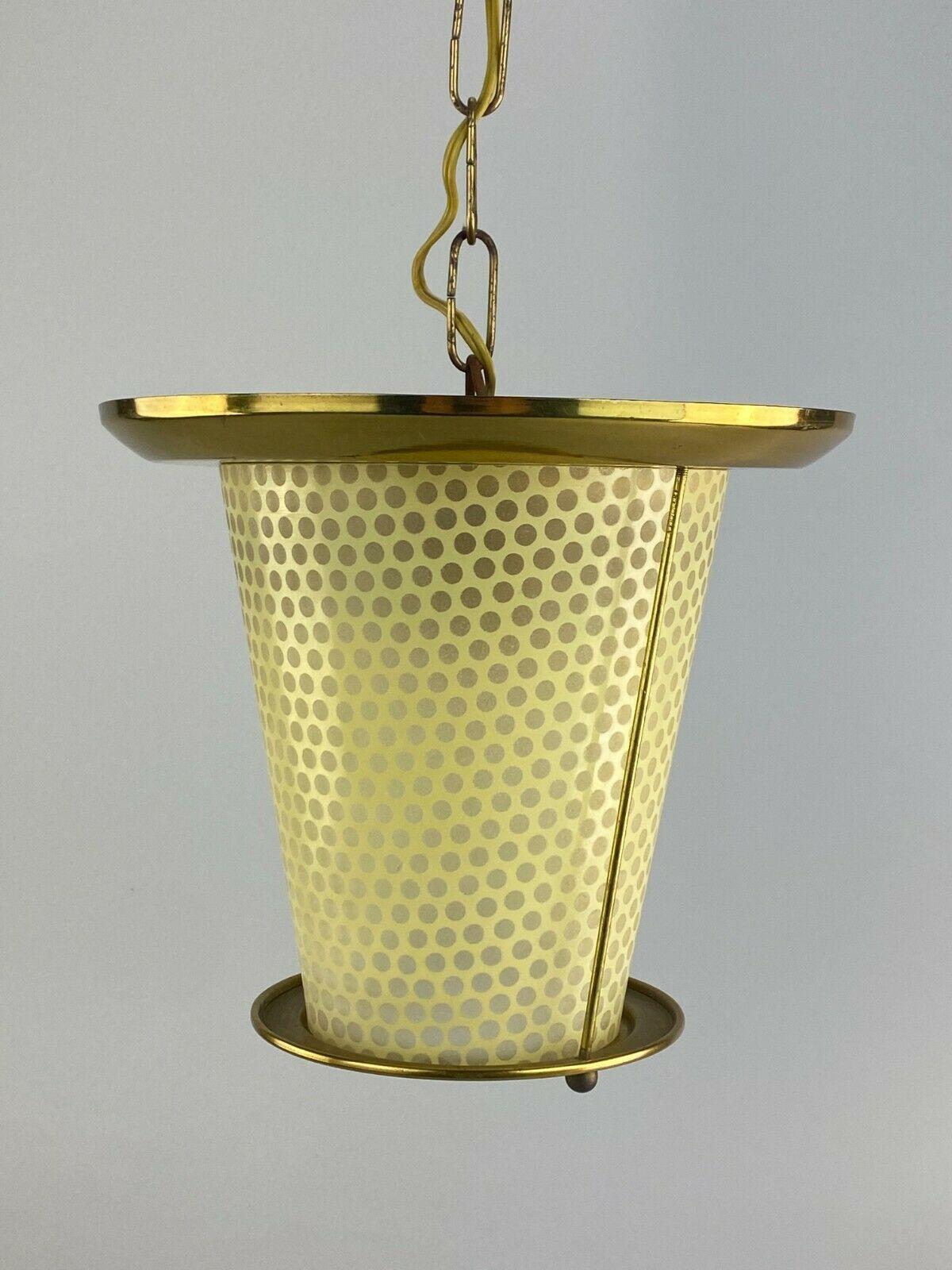 50s 60s Lamp Light Ceiling Lamp Mid Century Brass Design For Sale 1