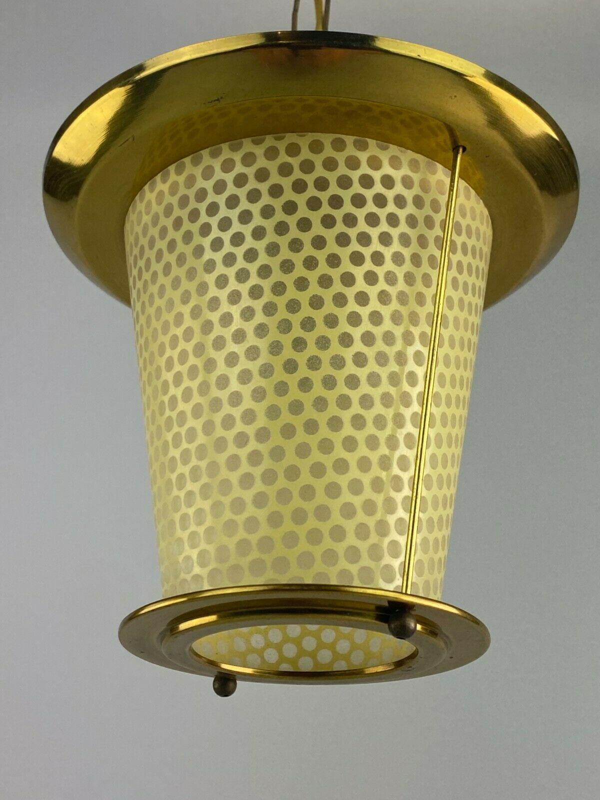 50s 60s Lamp Light Ceiling Lamp Mid Century Brass Design For Sale 2