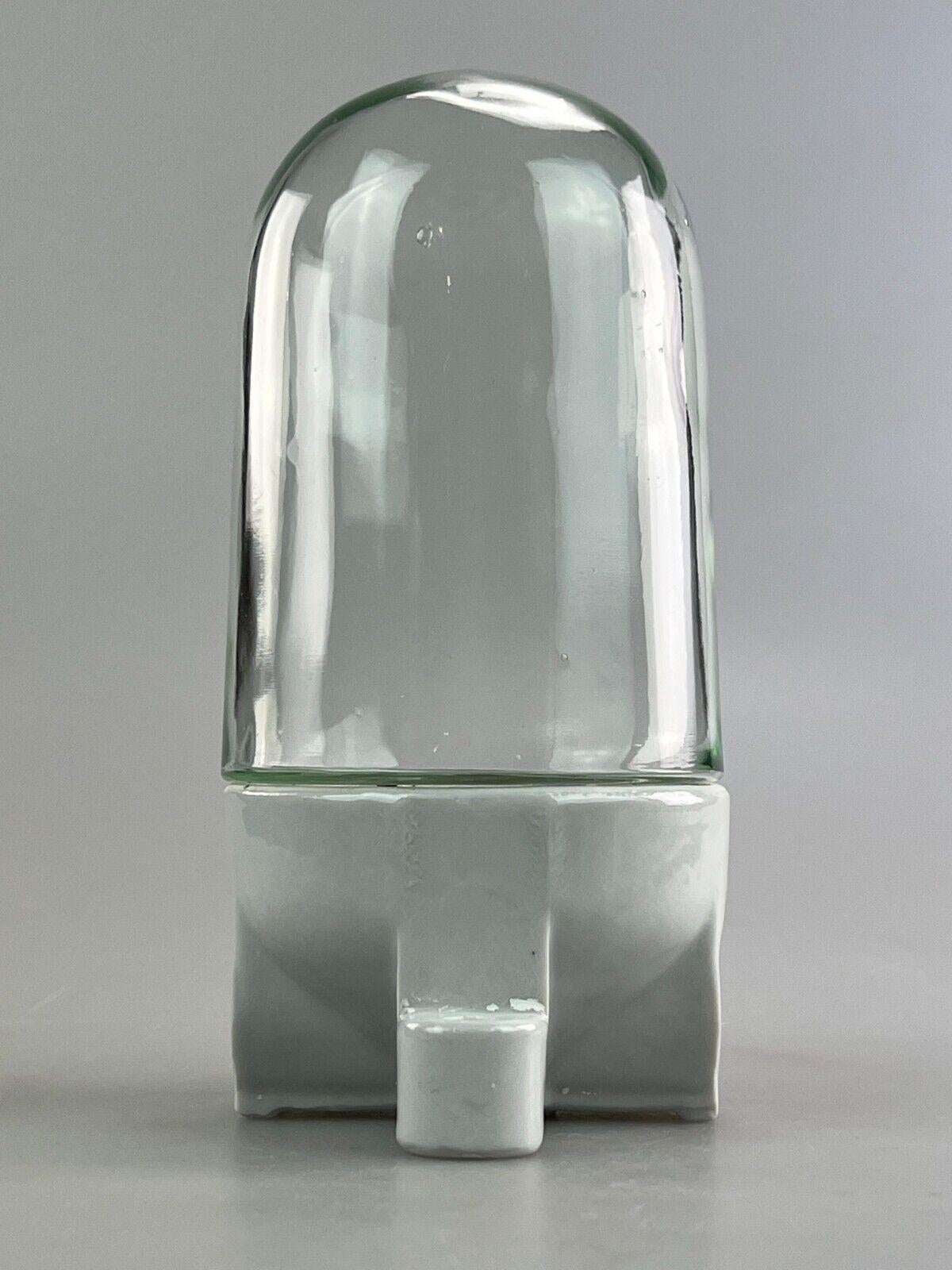50s 60s lamp light wall lamp cellar lamp ceramic glass Bauhaus design For Sale 1