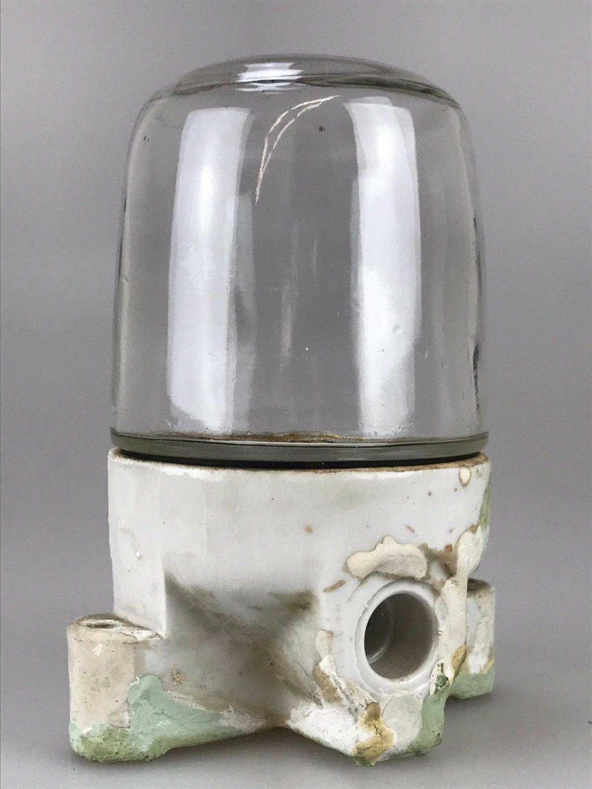 Mid-20th Century 50s 60s Lamp Light Wall Lamp Cellar Lamp Ceramic Glass Design For Sale