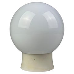 50s 60s lamp light wall lamp cellar lamp plastic & glass Bauhaus