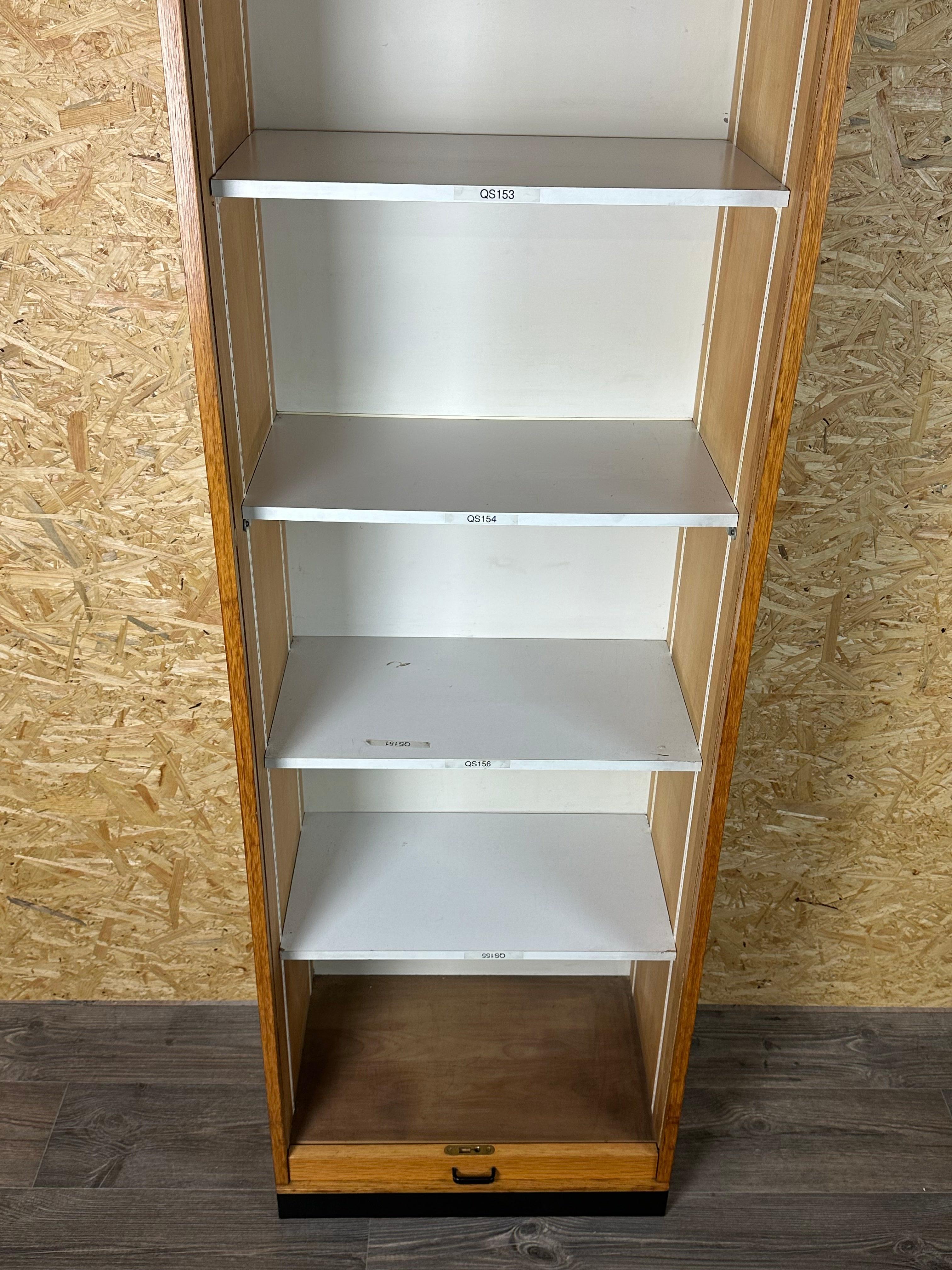 50s 60s roller shutter cabinet office cabinet filing cabinet mid century design For Sale 6