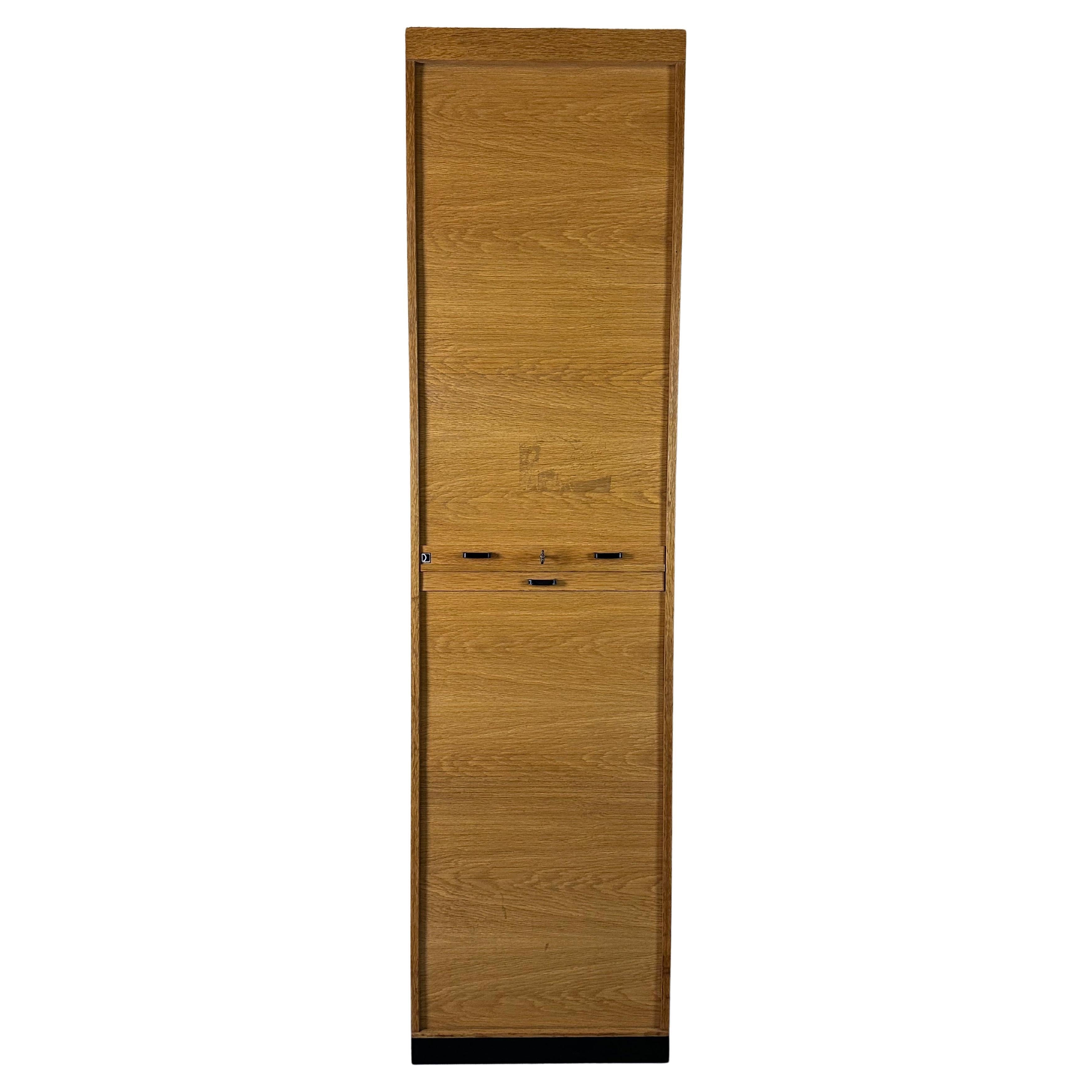 50er 60er Jahre Rollladenschrank Büroschrank Aktenschrank Mid Century Design
